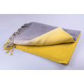 Soft And Warm Car Blanket Woven 100% Bamboo Travel Blanket With Tassel